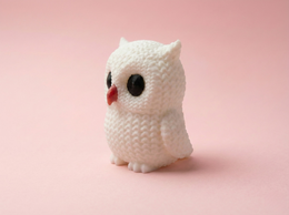 Knitted Owl – 3D Printed in PLA